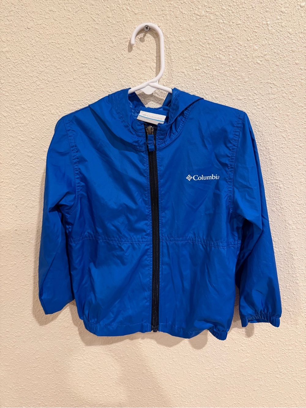 Columbia Kids' Blue Hooded Windbreaker Jacket